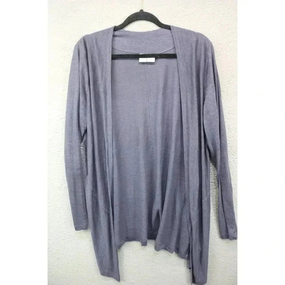 Artisan NY 100% Linen Open Front Cardigan-Long Sleeve Lagenlook-Size Large - Picture 1 of 8
